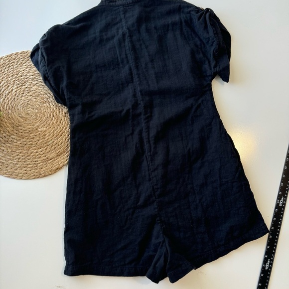 Seafolly Australia Gardenia Playsuit / Romper in Washed Black XS - Picture 11 of 13